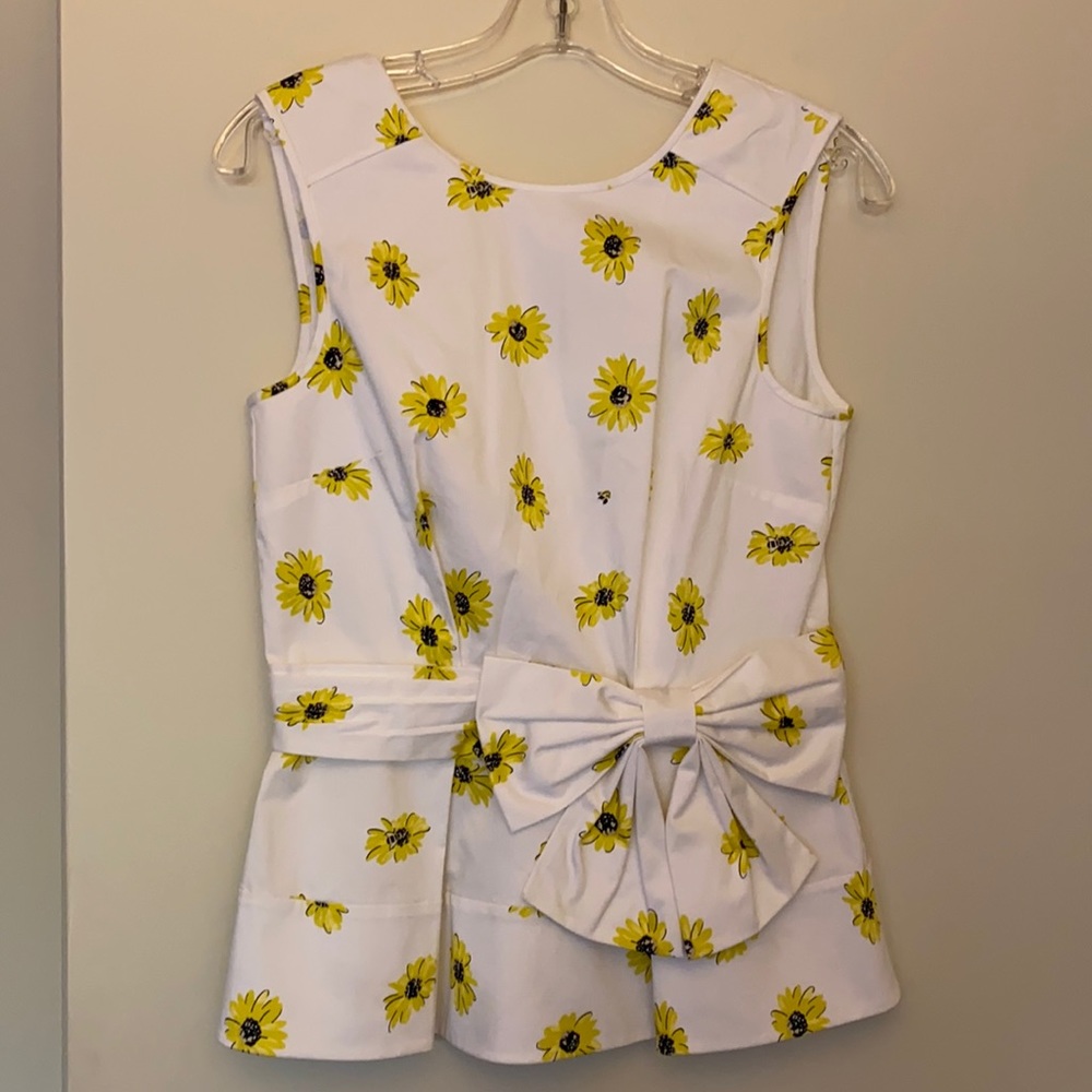 NWT Kate Spade Sunflower Shirt Size 2